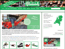 Tablet Screenshot of bdlm.nl